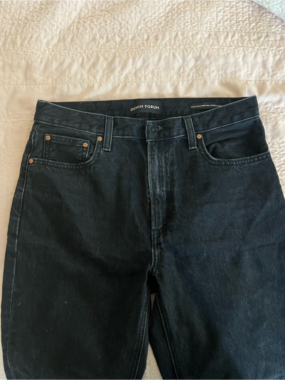 Denim Forum Low Rise Flare Jean